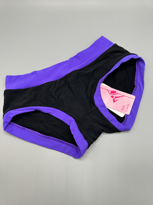 Pole Candy black/purple shorts