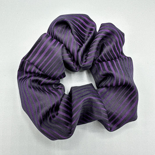 Scrunchie, lila raita