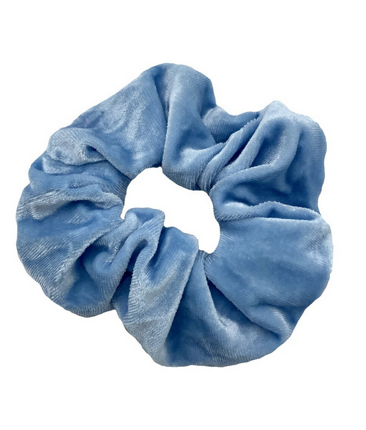 Sametti scrunchie, baby blue