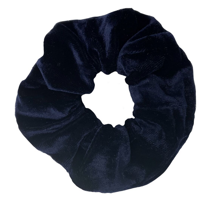 Sametti scrunchie, yön sininen