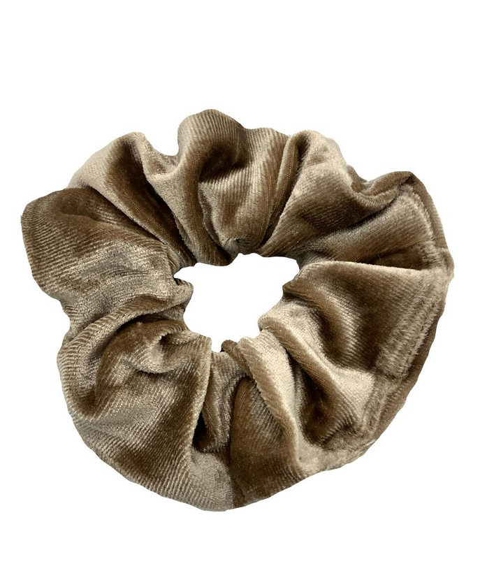 Sametti scrunchie, beige